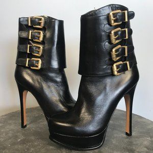 NEW Luciano Padovan Platform Booties, 6-1/2